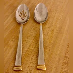 Lenox Eternal Salad Serving Spoons